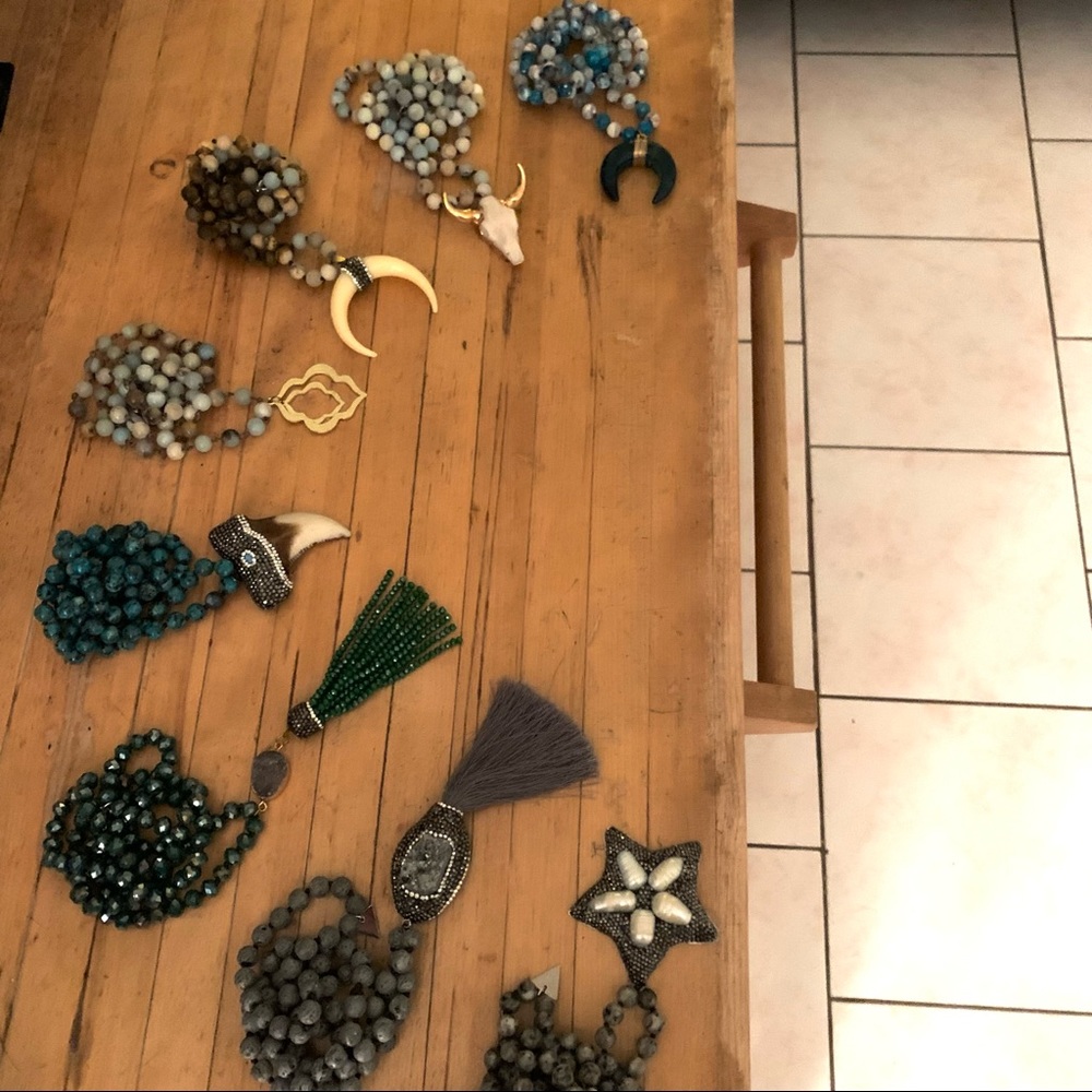 Semi Precious Stones Necklaces